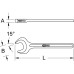 Усиленний рожковый ключ 22 мм KS Tools 517.0522