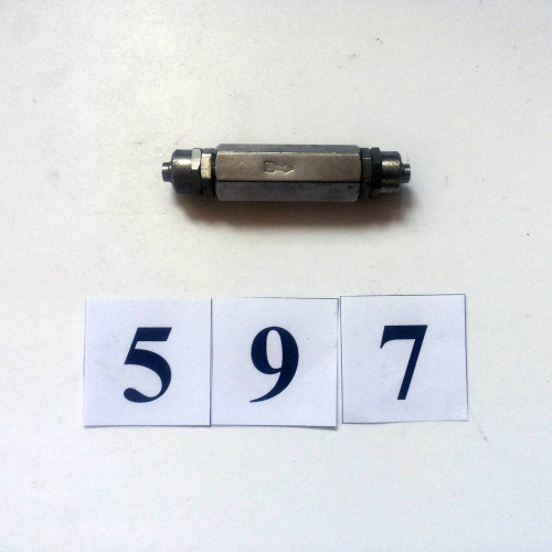 Зворотний пневмоклапан Ø6 мм (597) Зворотний пневмоклапан Ø6 мм (597)