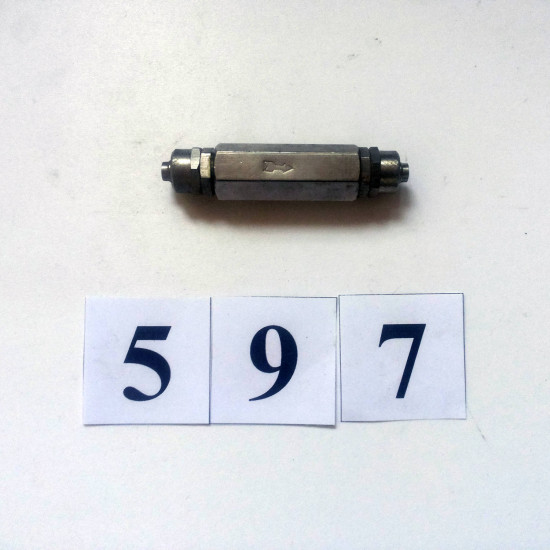 Зворотний пневмоклапан Ø6 мм (597) Зворотний пневмоклапан Ø6 мм (597)