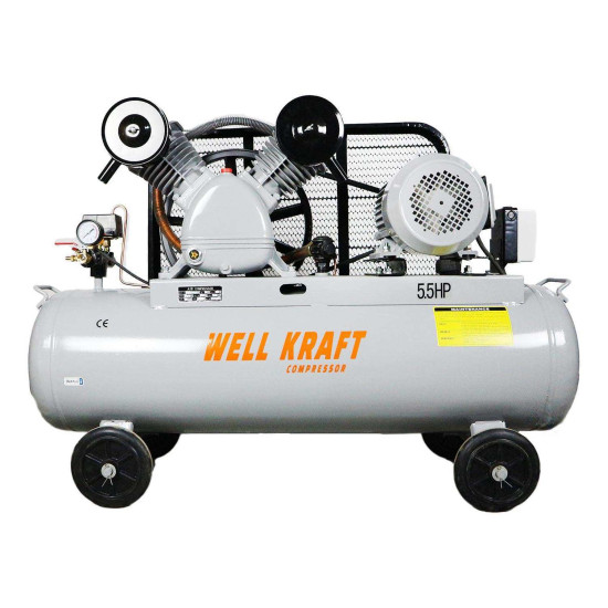 Поршневий компресор Well Kraft VB-0.48/8, 480 л/хв, ресивер 135 л, 380 В
