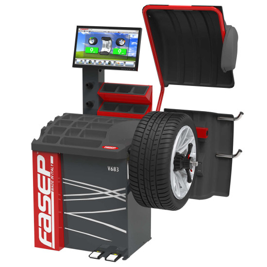 Профессиональный балансировочный станок 3D Fasep V683 c сонаром и функциями MARS и WOW (E671.002)