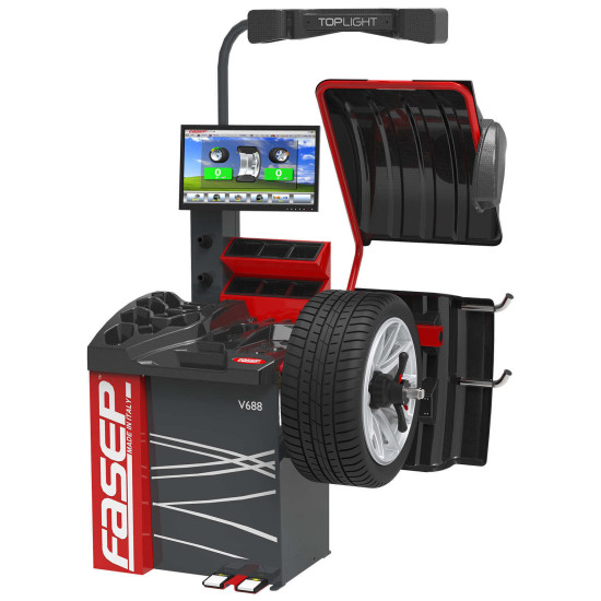 Профессиональный балансировочный станок 3D Fasep V688 iTouch c системой сканирования колеса