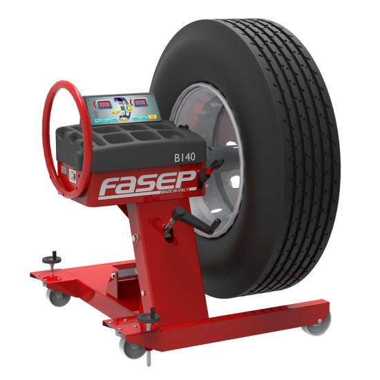 Мобильный грузовой балансировочный станок Fasep B140 Flip