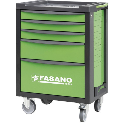 Інструментальний візок на 5 секцій Fasano FG 100V/5T Green Інструментальний візок на 5 секцій Fasano FG 100V/5T Green