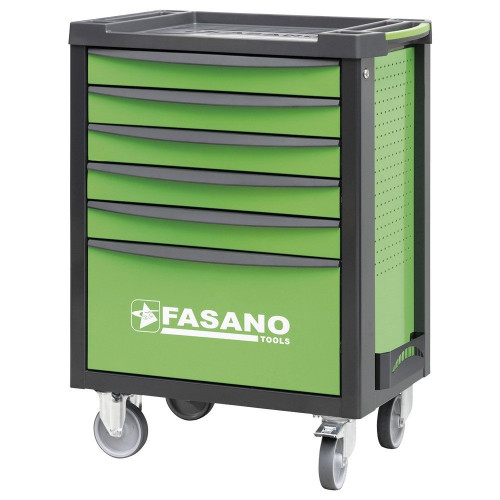 Інструментальний візок на 6 секцій Fasano FG 100V/6T Green Інструментальний візок на 6 секцій Fasano FG 100V/6T Green