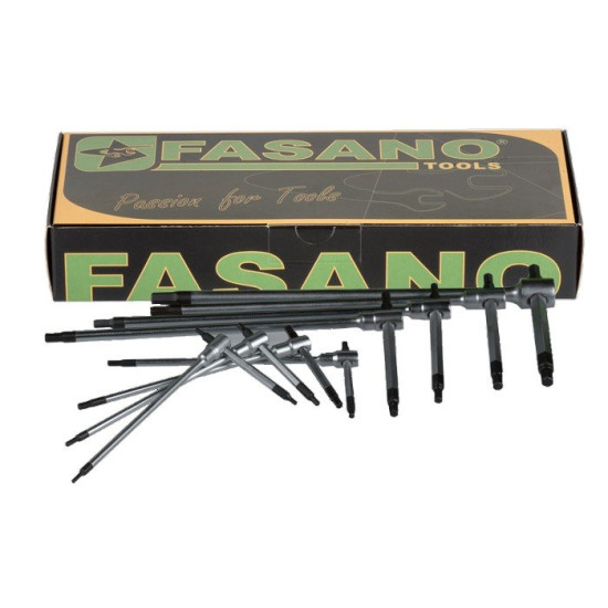 Набір шестигранних ключів трехсторонних Fasano FG 621H/S Набір шестигранних ключів трехсторонних Fasano FG 621H/S